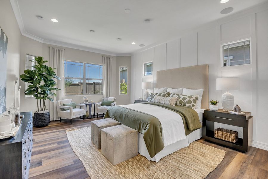 Furnished interior view inside a new home in Palo Verde at North Creek, Queen Creek (Image 30).
