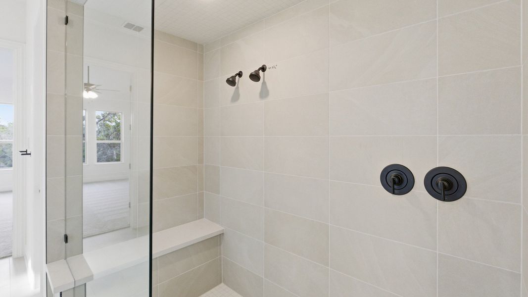 Furnished interior view inside a new home in Oaks at San Gabriel, Georgetown (Image 13).