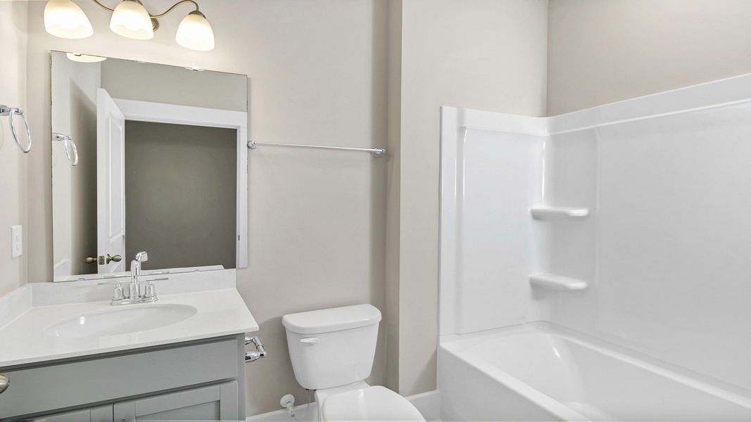 Furnished interior view inside a new home in Livingston Woods, Irmo (Image 18). Furnished interior view inside a new home in Livingston Woods, Irmo (Image 18).