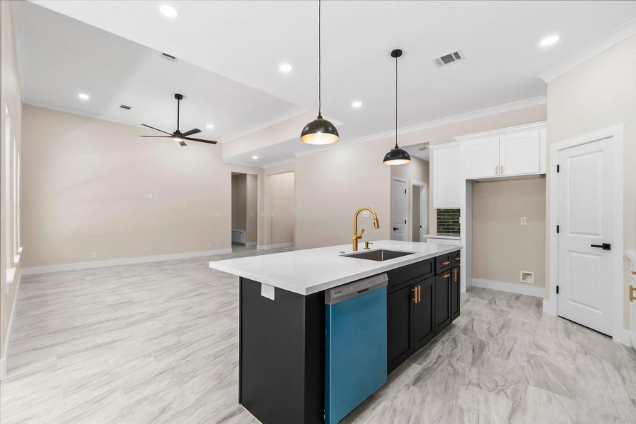 Furnished interior view inside a new home in , Livingston (Image 9).