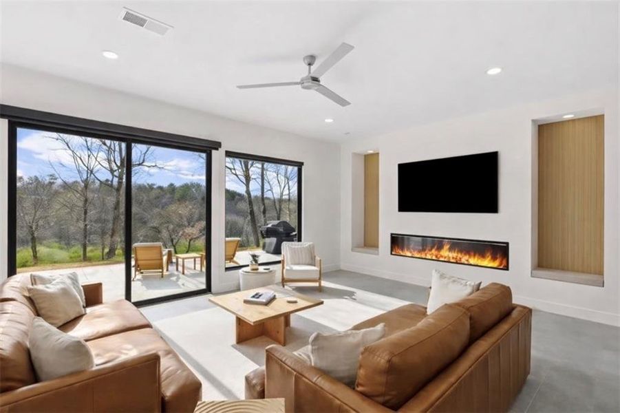 Furnished interior view inside a new home in , Talking Rock (Image 27).