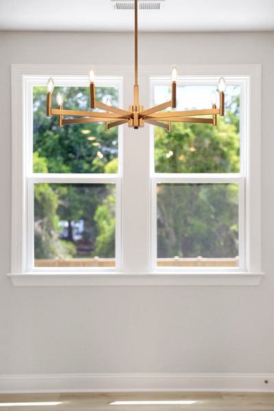 Representative interior finishes for a home built from the The Lofton by RobuckHomes in Downtown Wilmington Collective, Wilmington (Image 64).