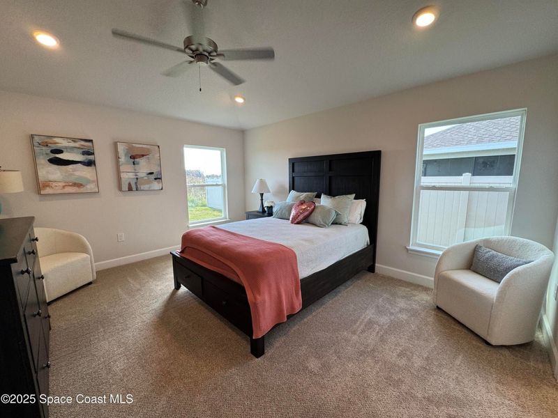 Furnished interior view inside a new home in St. John Preserve, Palm Bay (Image 11). Furnished interior view inside a new home in St. John Preserve, Palm Bay (Image 11).