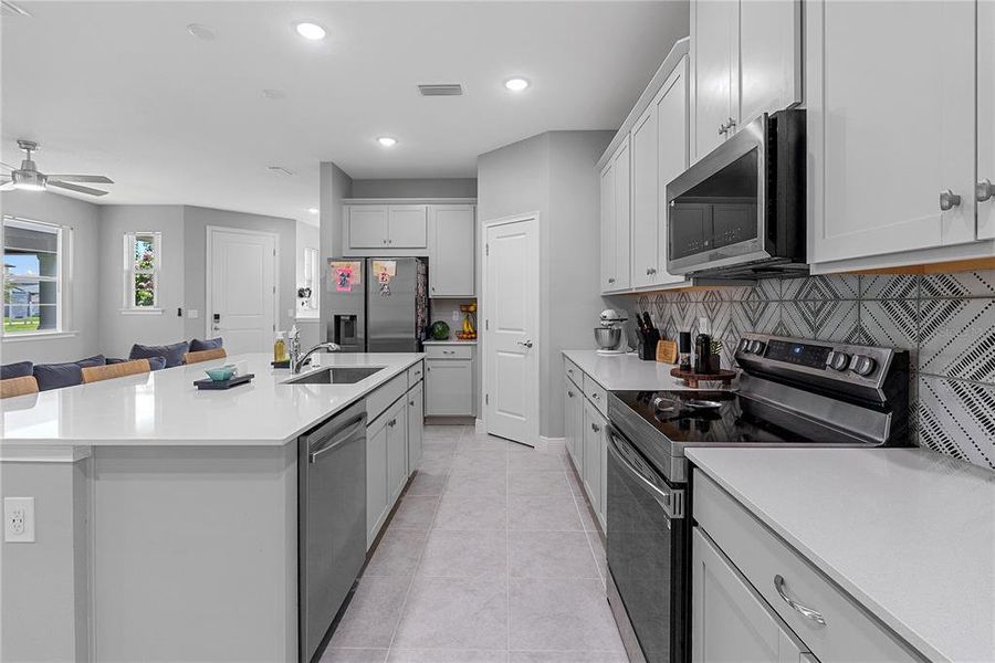 Furnished interior view inside a new home in , St. Cloud (Image 25).