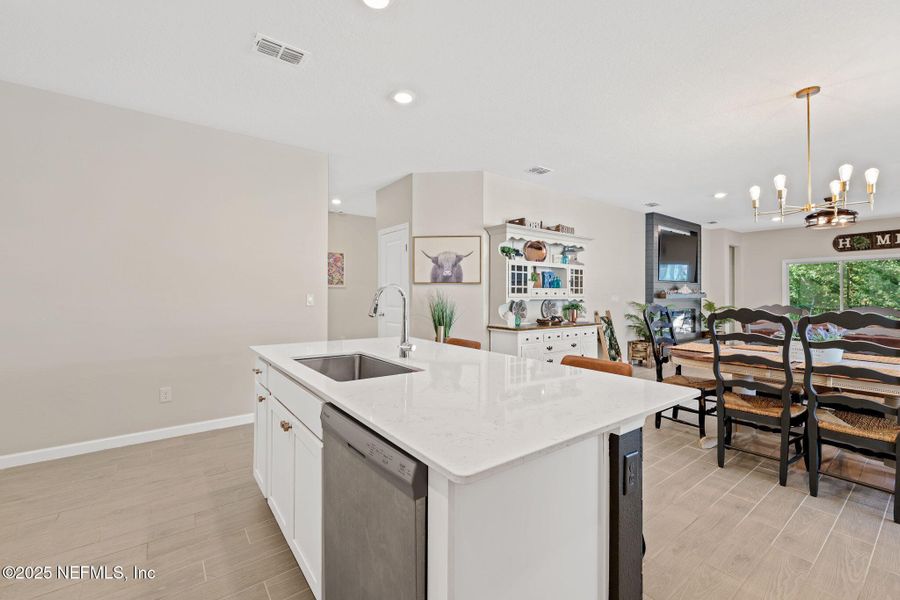Furnished interior view inside a new home in , St. Augustine (Image 11).