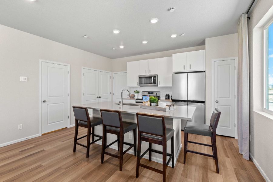Furnished interior view inside a new home in Green Valley Ranch, Aurora (Image 5).