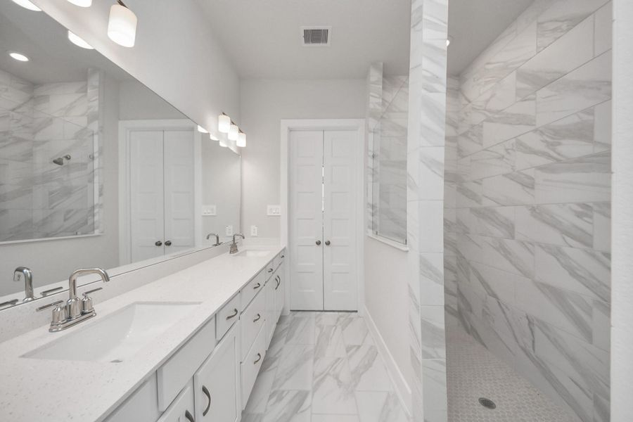 Furnished interior view inside a new home in Elyson, Katy (Image 32).