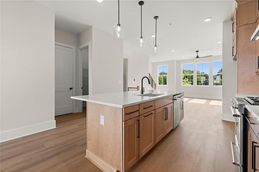 Furnished interior view inside a new home in , Alpharetta (Image 16).