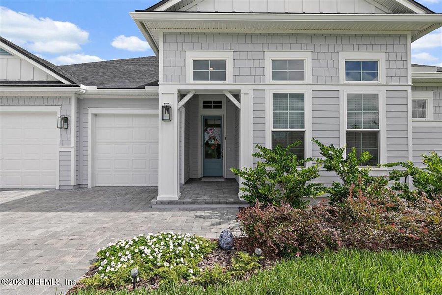 Exterior details and patio area of a home in Marshes of Madeira, St. Augustine (Image 1). Exterior details and patio area of a home in Marshes of Madeira, St. Augustine (Image 1).