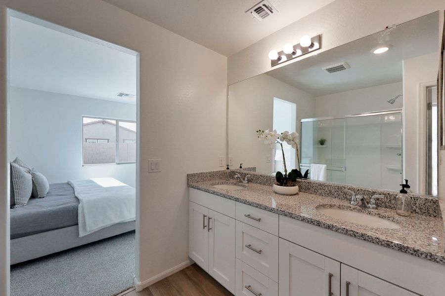 Furnished interior view inside a new home in Cross Creek Ranch, Coolidge (Image 13).