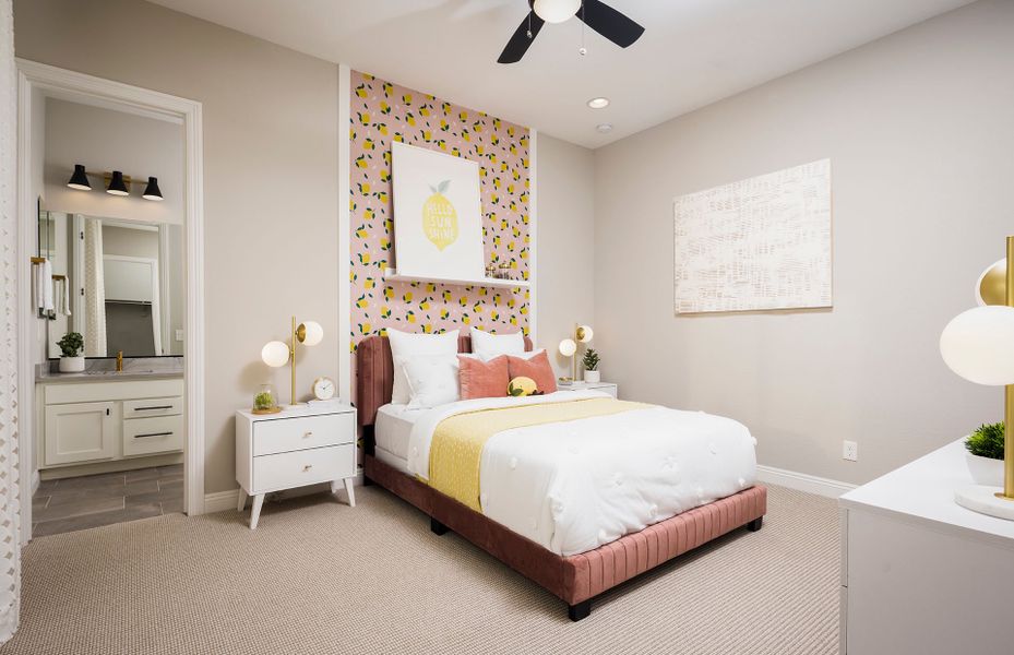 Representative furnished interior of a home built from the Acclaim by Pulte Homes in Regent Hills - Enchantment Series, Buckeye (Image 12).