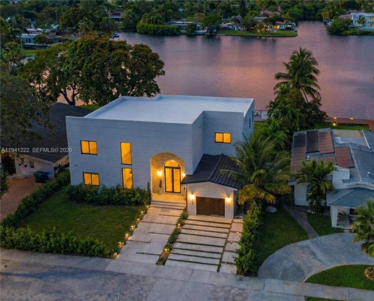 Front exterior of a new home in , Miami, FL, highlighting curb appeal (Image 1). Front exterior of a new home in , Miami, FL, highlighting curb appeal (Image 1).
