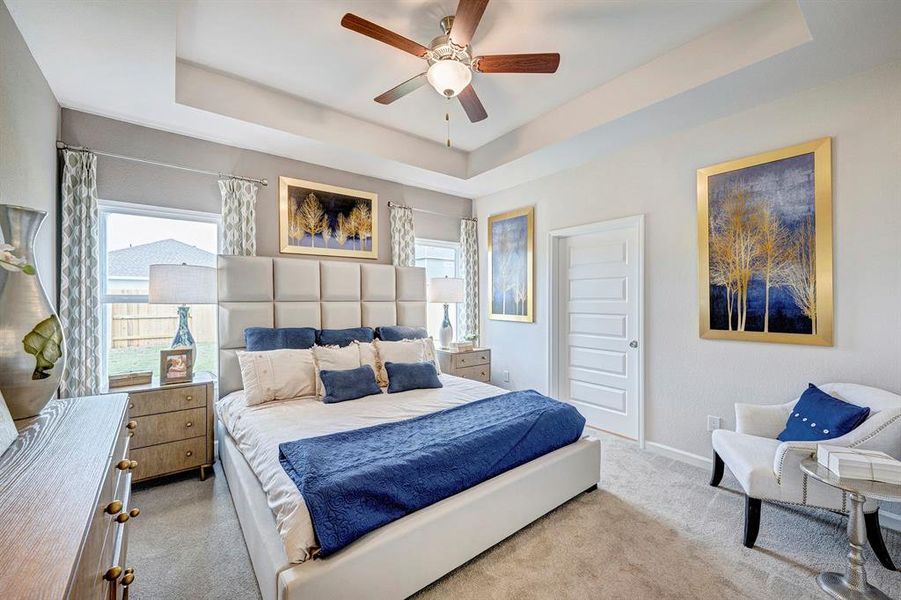 Furnished interior view inside a new home in , Crowley (Image 7).