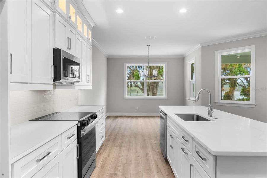 Furnished interior view inside a new home in , Mulberry (Image 7). Furnished interior view inside a new home in , Mulberry (Image 7).