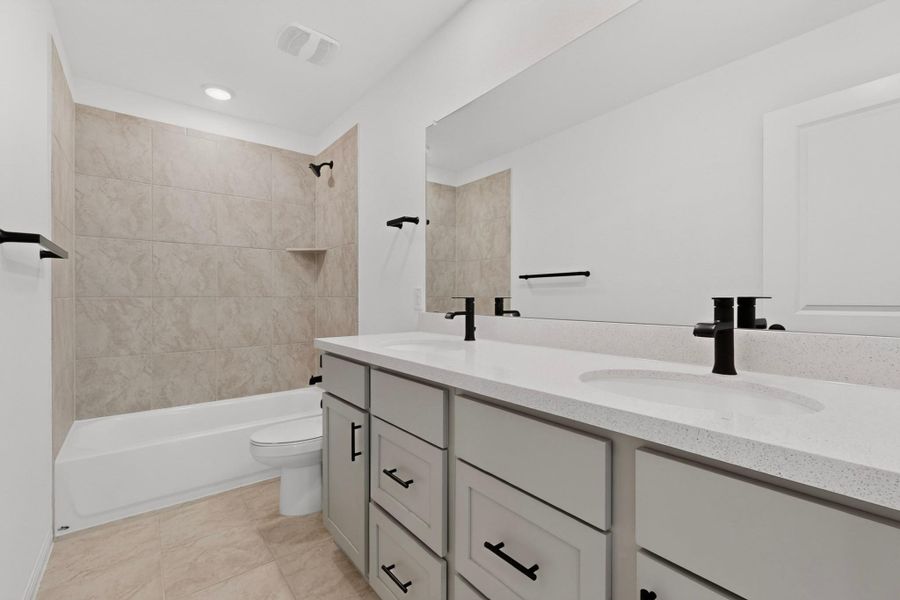 Furnished interior view inside a new home in , Pflugerville (Image 12).