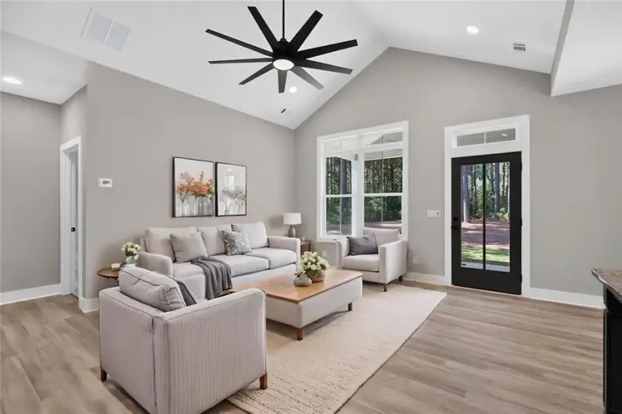 Furnished interior view inside a new home in , Dallas (Image 14). Furnished interior view inside a new home in , Dallas (Image 14).