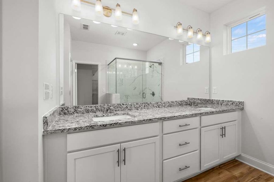 Furnished interior view inside a new home in Maddox Landing, Hoschton (Image 11).