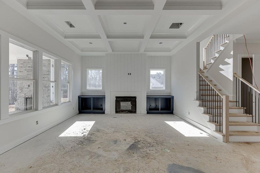 In-progress construction of a new home in , Cumming, GA (Image 9).