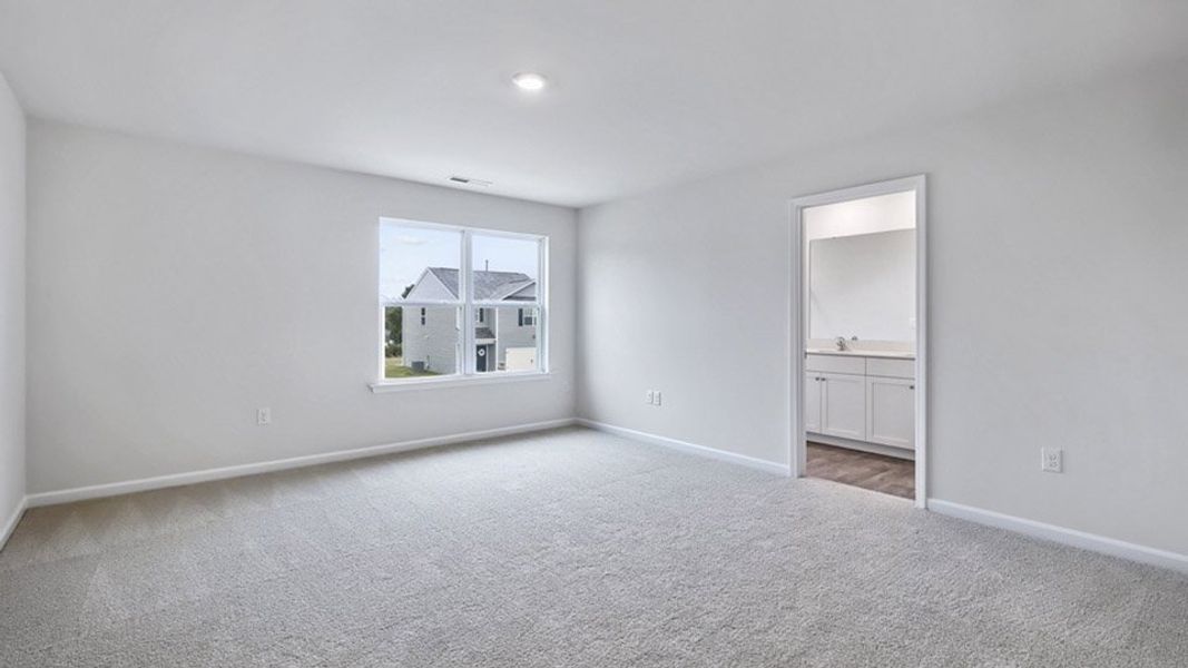 Spacious, unfurnished interior of a new home in Wilson's Ridge, Wilson's Mills (Image 15). Spacious, unfurnished interior of a new home in Wilson's Ridge, Wilson's Mills (Image 15).