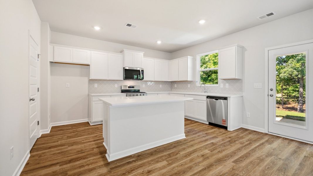 Furnished interior view inside a new home in Brooks Station, Dacula (Image 7).