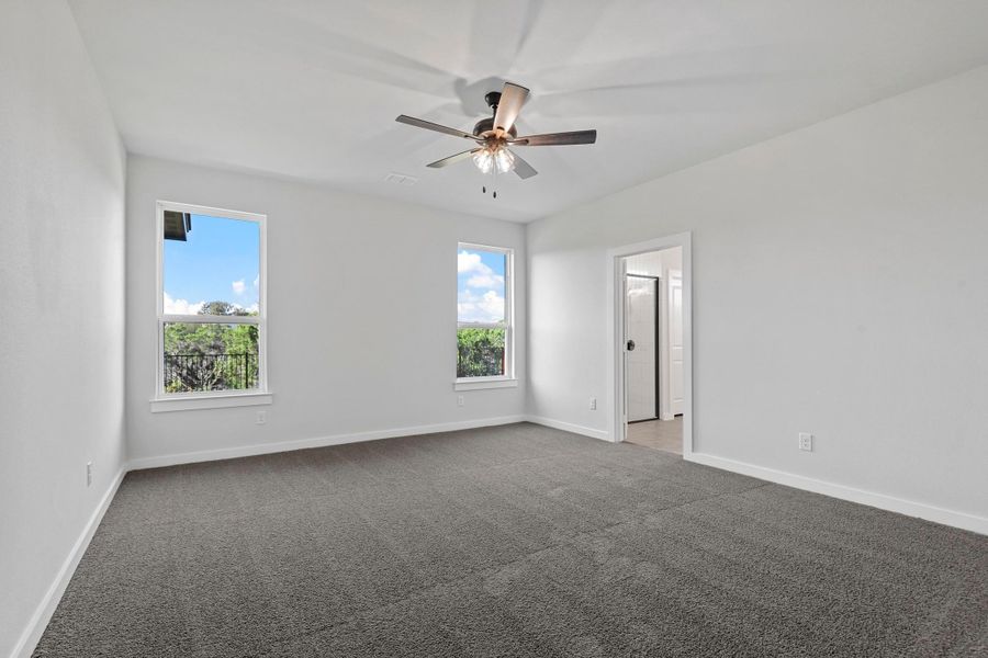 Representative unfurnished interior of a home built from the Garrison II by Cheldan Homes in Arbor Oaks, Boyd (Image 45).