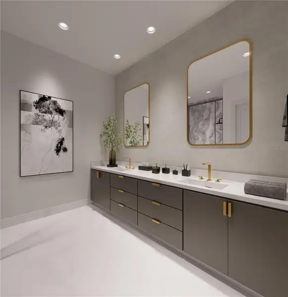 Furnished interior view inside a new home in Lakeview Village Estates, Winter Garden (Image 3). Furnished interior view inside a new home in Lakeview Village Estates, Winter Garden (Image 3).