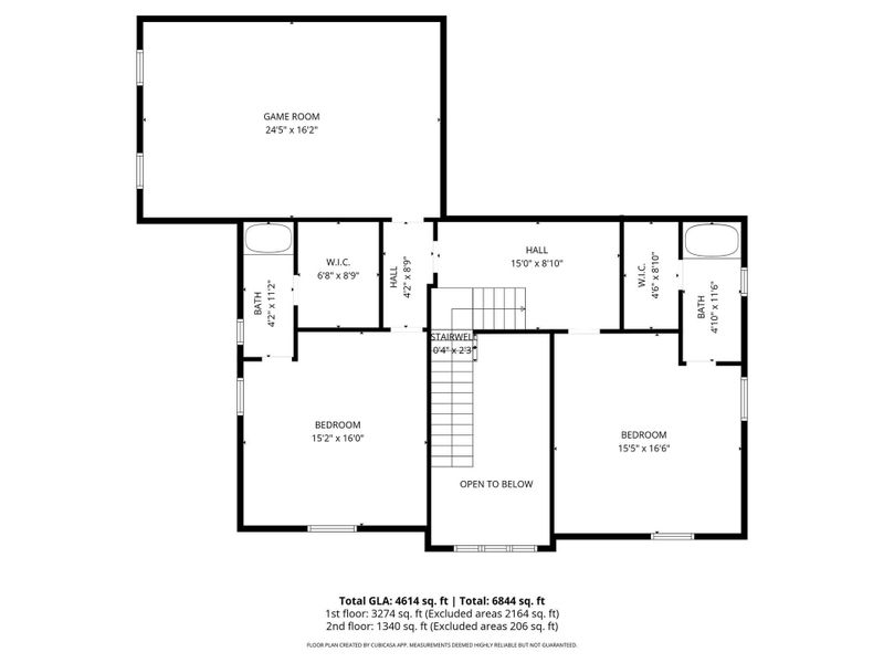 2D floor plan layout of this home in , Montgomery, TX (Image 6).