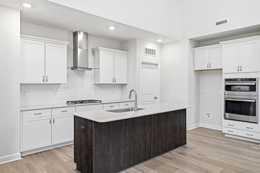 Furnished interior view inside a new home in Ovation at Sweetbrier, Durham (Image 11). Furnished interior view inside a new home in Ovation at Sweetbrier, Durham (Image 11).