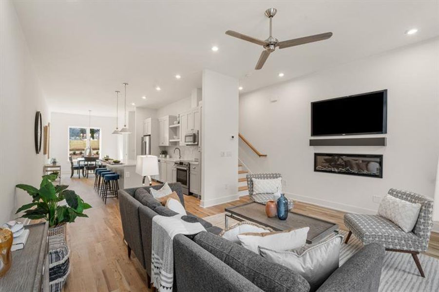 Furnished interior view inside a new home in Madison Park South, Atlanta (Image 15).