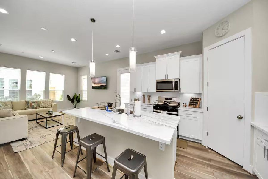 Furnished interior view inside a new home in , Houston (Image 21).