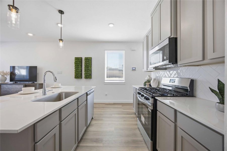 Furnished interior view inside a new home in Pinehaven, Houston (Image 15). Furnished interior view inside a new home in Pinehaven, Houston (Image 15).