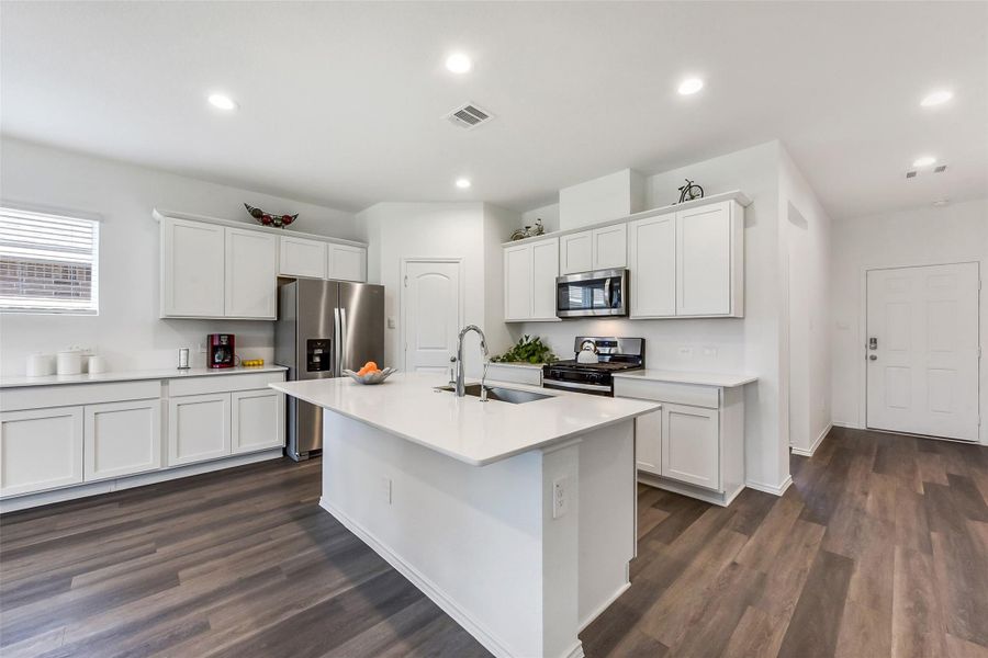 Furnished interior view inside a new home in Sunterra, Katy (Image 17). Furnished interior view inside a new home in Sunterra, Katy (Image 17).