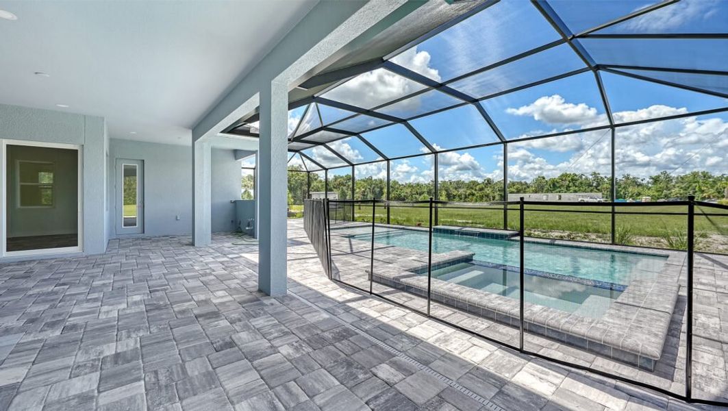 Exterior details and patio area of a home in Canoe Creek, Parrish (Image 29). Exterior details and patio area of a home in Canoe Creek, Parrish (Image 29).