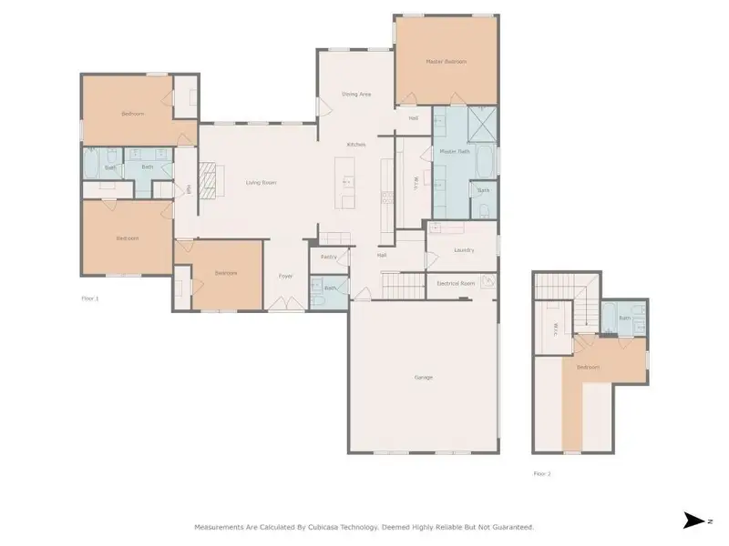 2D floor plan layout of this home in , Grandview, TX (Image 5). 2D floor plan layout of this home in , Grandview, TX (Image 5).