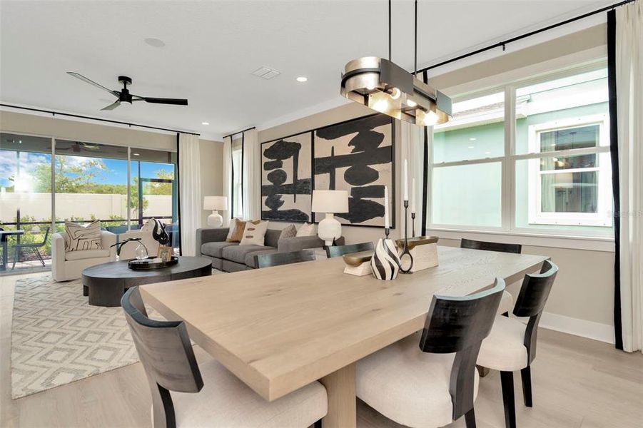 Furnished interior view inside a new home in Primrose at Longleaf, New Port Richey (Image 12).
