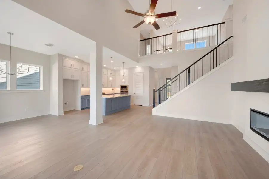 Spacious, unfurnished interior of a new home in Bridgeland Central: Emerald Heights - Enclave Collection, Cypress (Image 17).