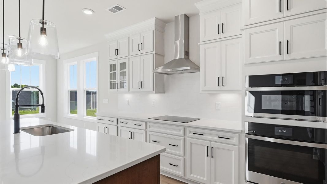 Furnished interior view inside a new home in Kayfield at Midway, Anderson (Image 10).
