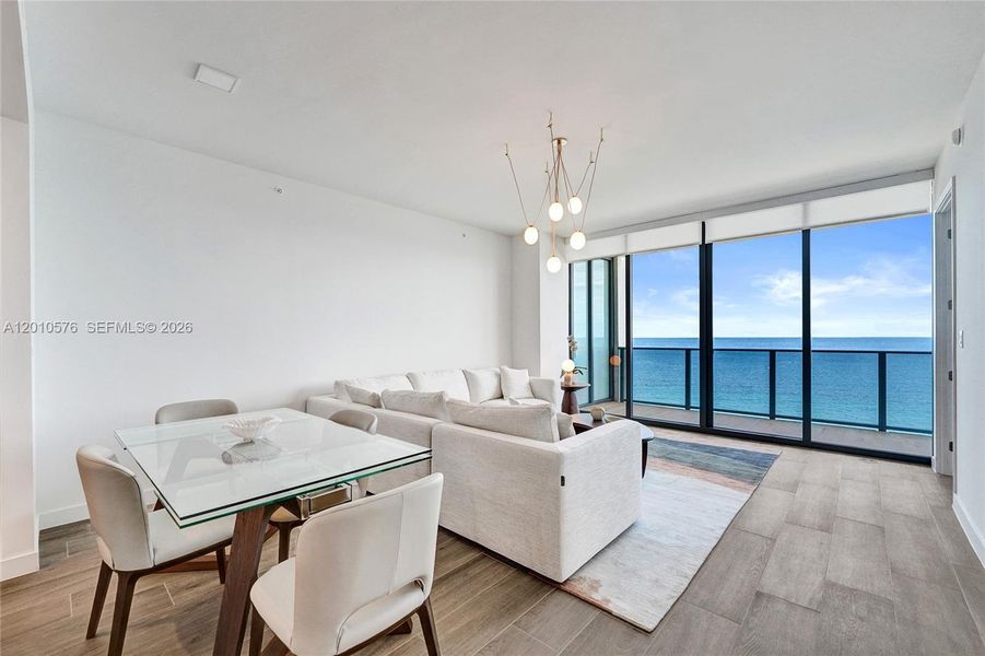 Furnished interior view inside a new home in , Pompano Beach (Image 74).