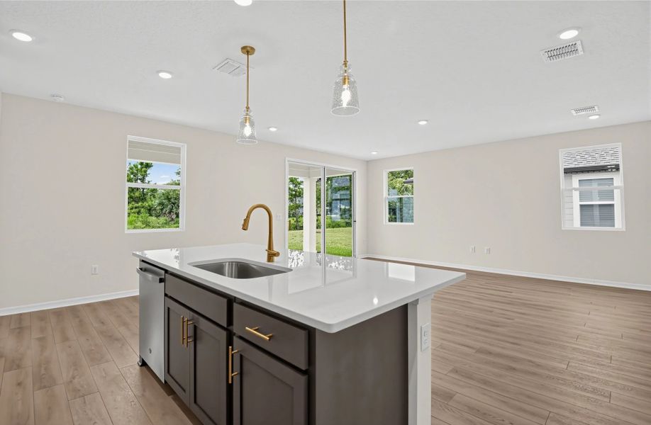 Furnished interior view inside a new home in Ardisia Park, New Smyrna Beach (Image 7).