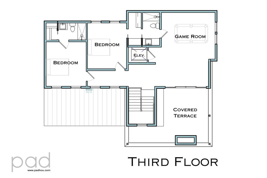 Third Floor Plan - Unit D Third Floor Plan - Unit D