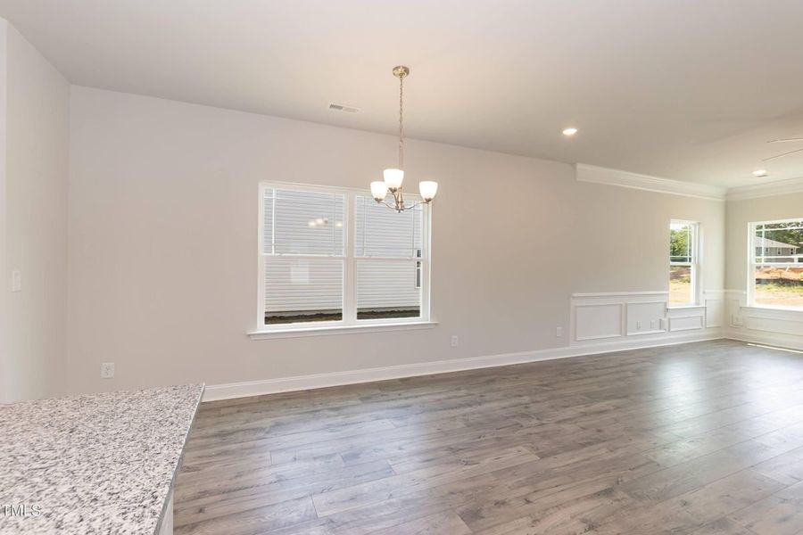 Representative unfurnished interior of a home built from the Plan 2709 by Adams Homes in Scarlett Place, Bowdon (Image 16). Representative unfurnished interior of a home built from the Plan 2709 by Adams Homes in Scarlett Place, Bowdon (Image 16).