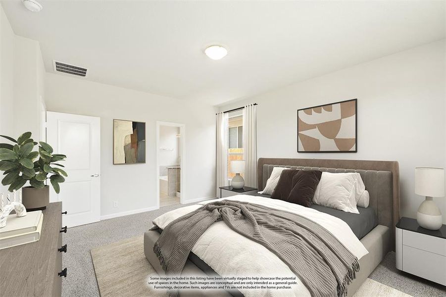 Furnished interior view inside a new home in Godley Ranch Elements, Godley (Image 13). Furnished interior view inside a new home in Godley Ranch Elements, Godley (Image 13).