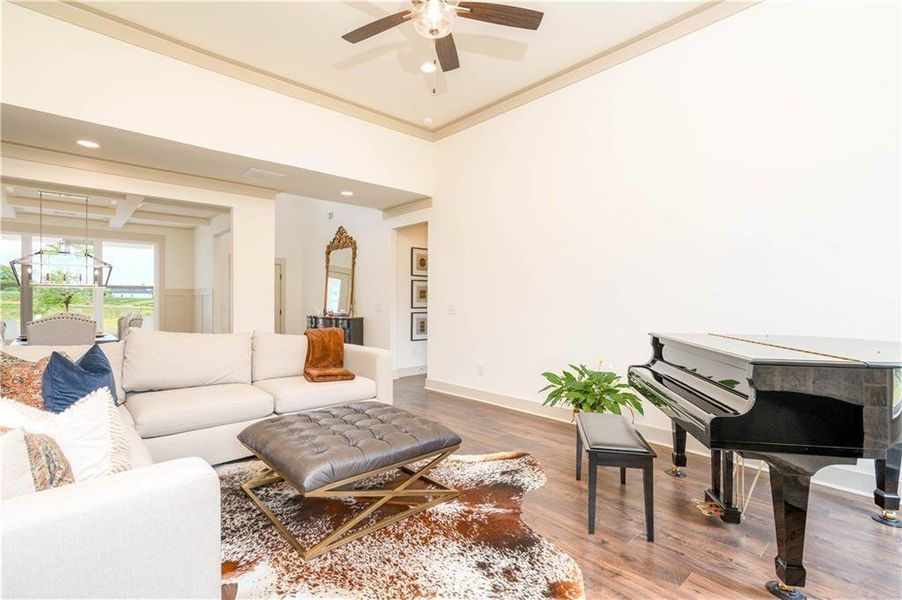 Furnished interior view inside a new home in , Cumming (Image 29).