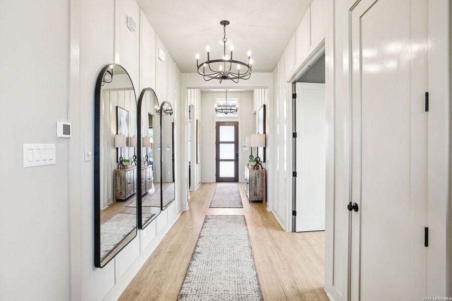 Furnished interior view inside a new home in Village at Three Oaks, Seguin (Image 9).