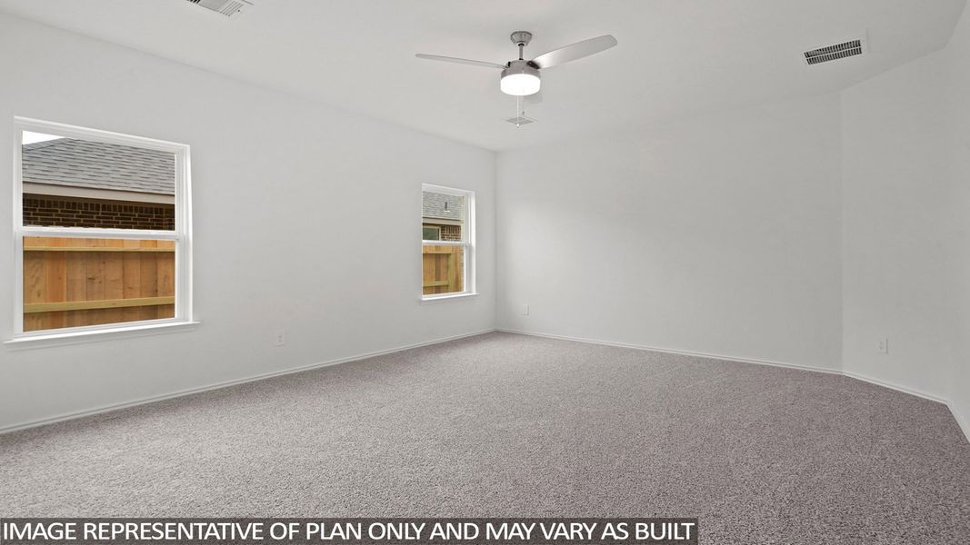 Spacious, unfurnished interior of a new home in Sunterra, Katy (Image 23).