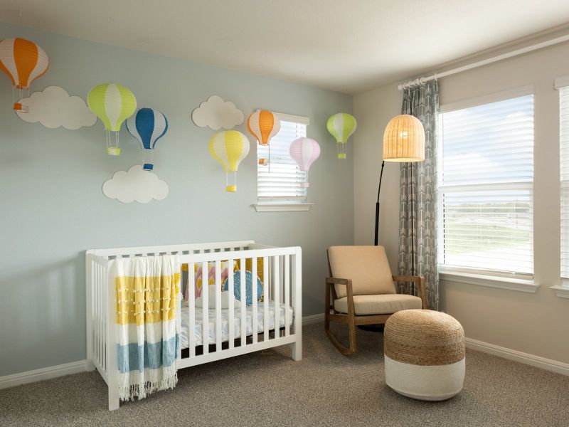 Furnished interior view inside a new home in Waterstone Village, Kyle (Image 9).