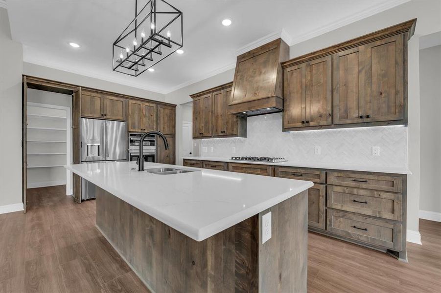 Furnished interior view inside a new home in , Robinson (Image 12). Furnished interior view inside a new home in , Robinson (Image 12).