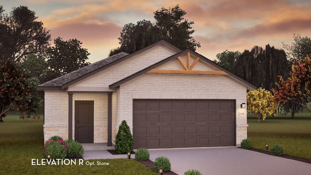 Representative exterior photo of a completed home built from the Hazel by CastleRock Communities in Westridge, McKinney, TX (Image 4).