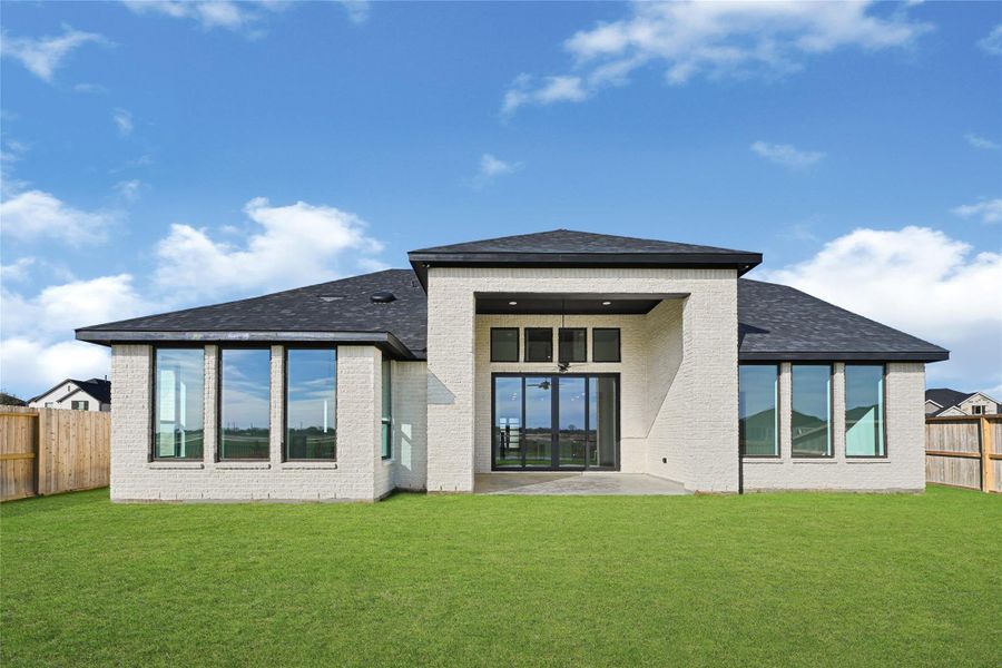 Exterior details and patio area of a home in Cross Creek West, Fulshear (Image 21).