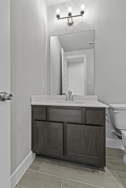 Furnished interior view inside a new home in The Trails, New Caney (Image 11).